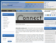 Tablet Screenshot of connectjournals.com